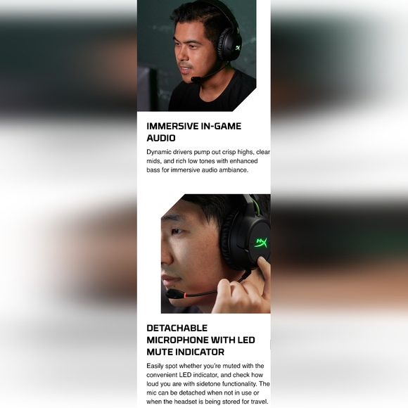 HyperX CloudX Flight Wireless Gaming Headset for Xbox, Adjustable - Picture 13 of 15